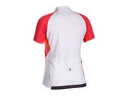 BONTRAGER Race Short Sleeve Women's Jersey Large (14) White/Persimmon  click to zoom image