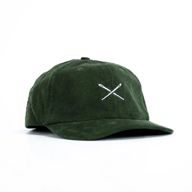 Restrap Camp Cap in Forest Green