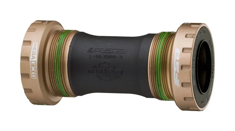 FSA BB-6000 Gossamer MegaExo Bottom Bracket (24mm Axle 68mm BSA Shell Pinch Bolt Crank)
