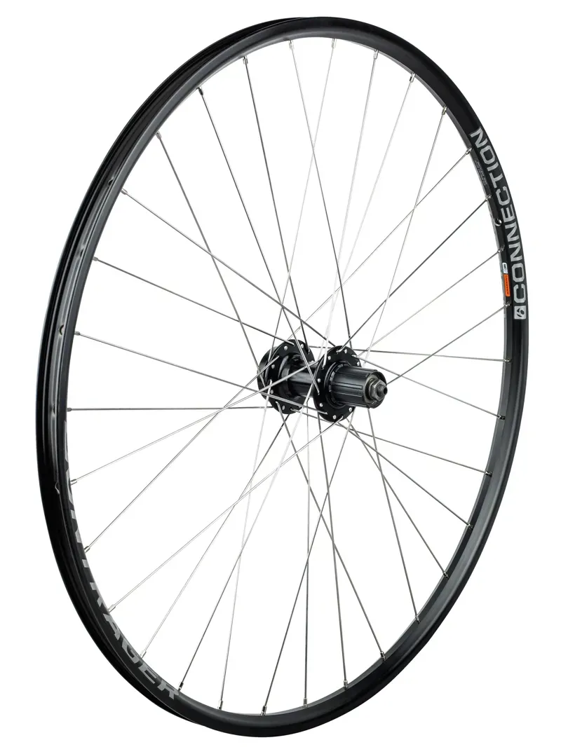 Wheel Rear Bontrager Connection/DC-22 700c 6B Disc GREY/SILVER rear shima hg 8/9/10-speed-1