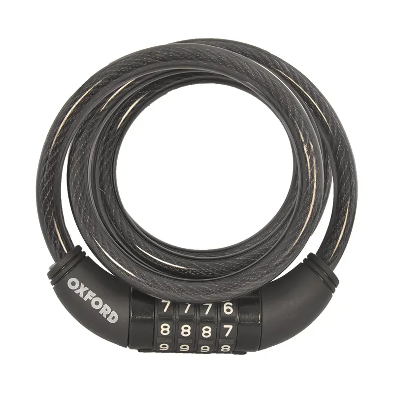 Oxford 1.5m X 10mm Combi Coil in Black