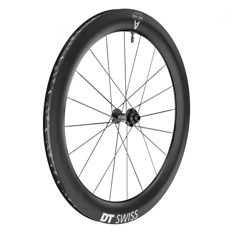 DT Swiss Arc 1400 Wide Dicut 65 700c 100x12mm Wheel in Black