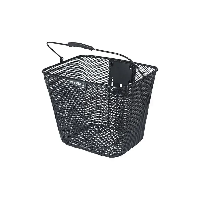 Basil Bilbao KF Front Basket in Black
