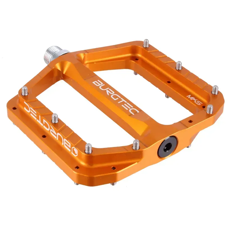Burgtec Penthouse MK5 Pedals CrMo In Iron Bro Orange