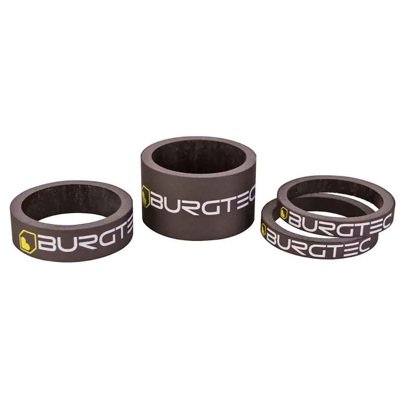 Burgetec Carbon Stem Spacer Kit in Black