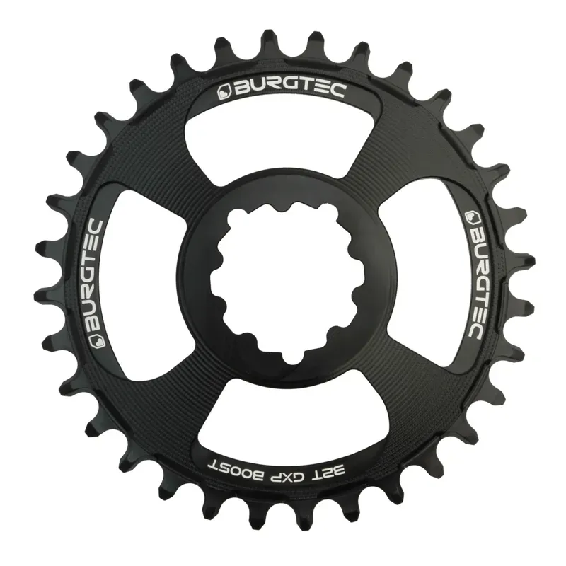Burgtec GXP Boost 3mm Offset Thick Thin 30T Chainring in Black