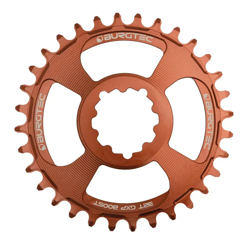 Burgtec GXP Boost 3mm Thick Thin 32T Chainring in Kash Bronze