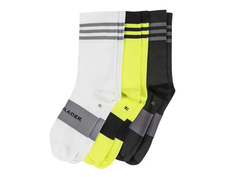 Sock Bontrager Race Crew (6cm) XL (46-48) Combo 3 Pack