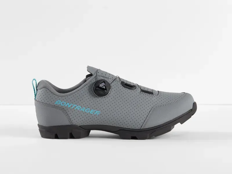 Bontrager Evoke Mountain Bike Shoes in Quicksilver/Miami Green