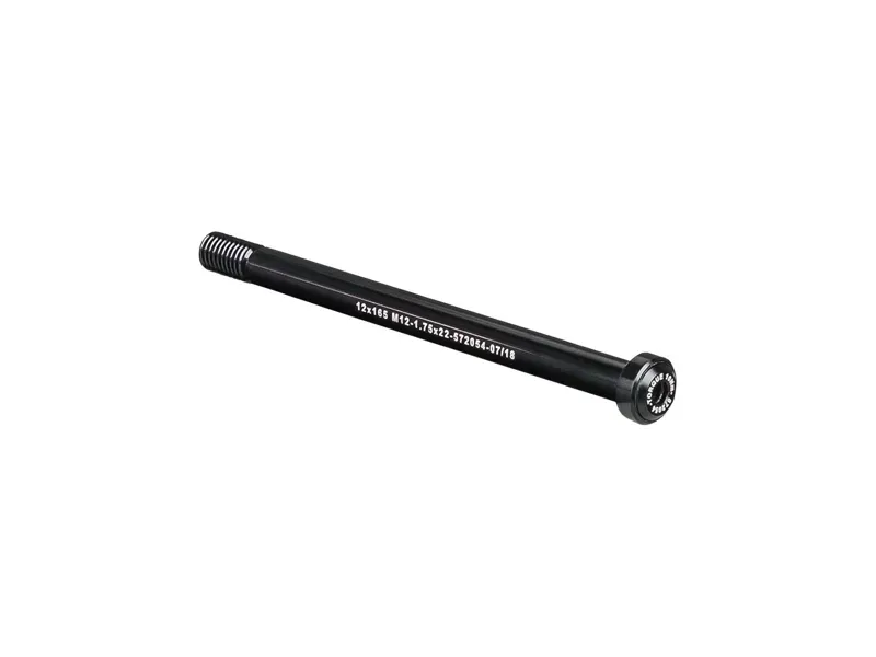 Skewer Bontrager Thru 12 x 165mm Axle Length Black Rear (M12x1.75 22mm thread)