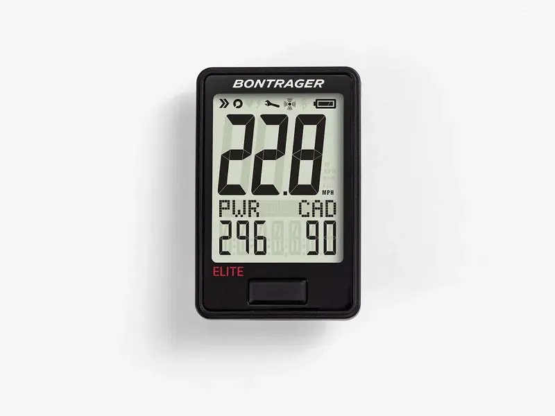 Bontrager RIDEtime Elite Cycling Computer in Black