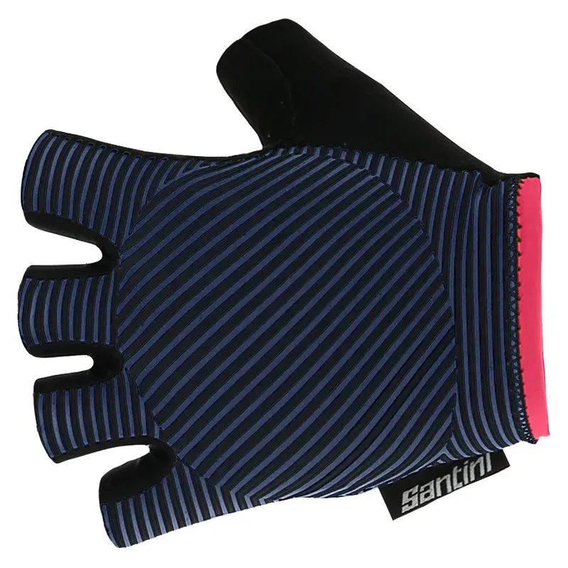 Santini Mille Short Finger Gloves Space Blue M