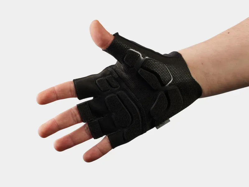 Trek Circuit Fingerless Cycling Gloves in Black-1