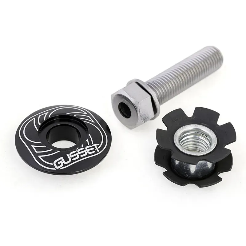Gusset Hole-In-The-Head Headset Cap in Black