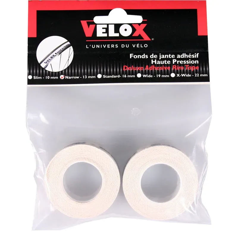Velox 13mm Cloth Rim Tape in White