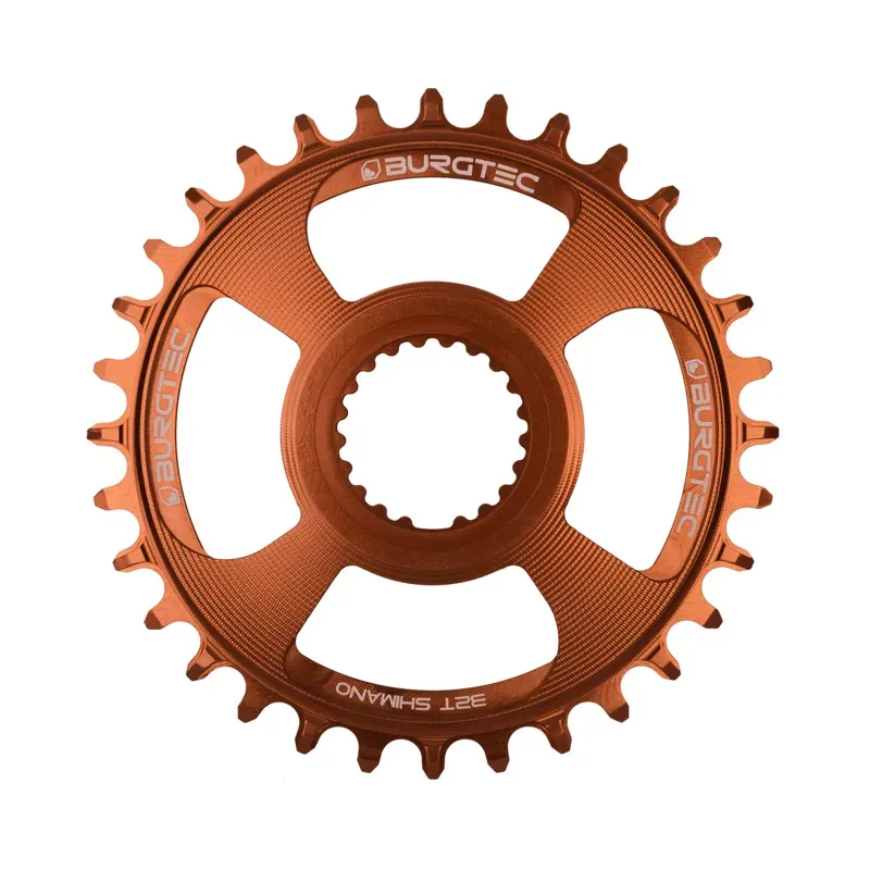 Burgtec Thick Thin Chainring for Shimano Direct Mount - 34T - Kash Bronze
