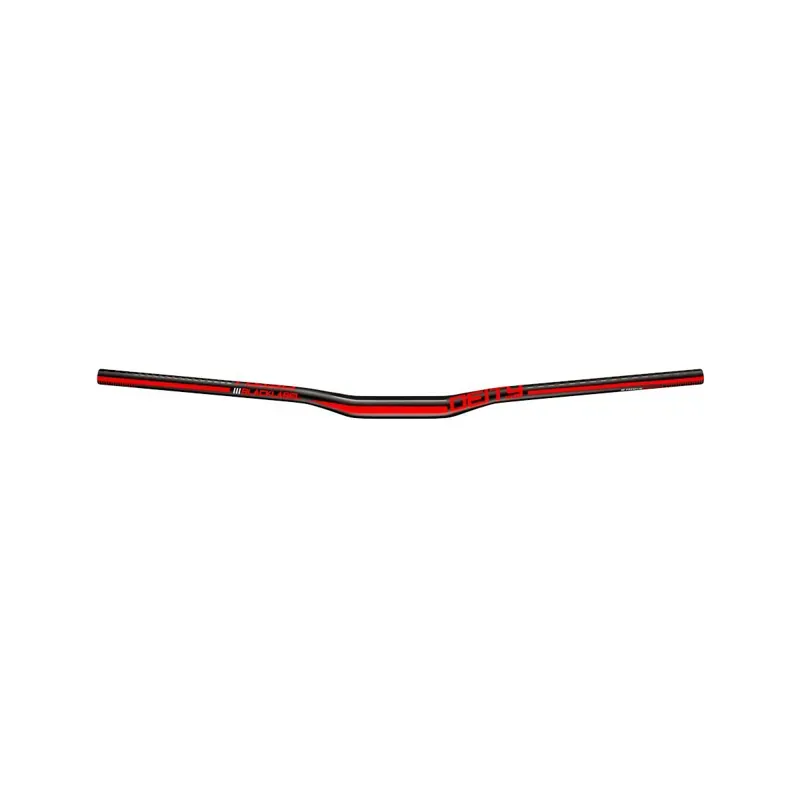 Deity Blacklabel 15mm Rise x 800mm Aluminium Handlebar in Red