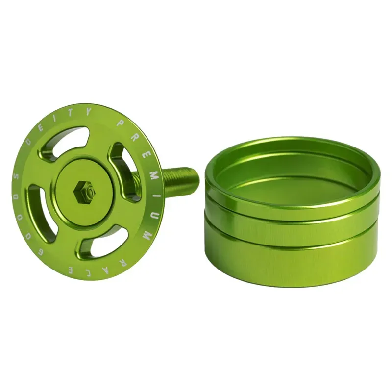 Deity Crosshair Headset Cap Kit in Green