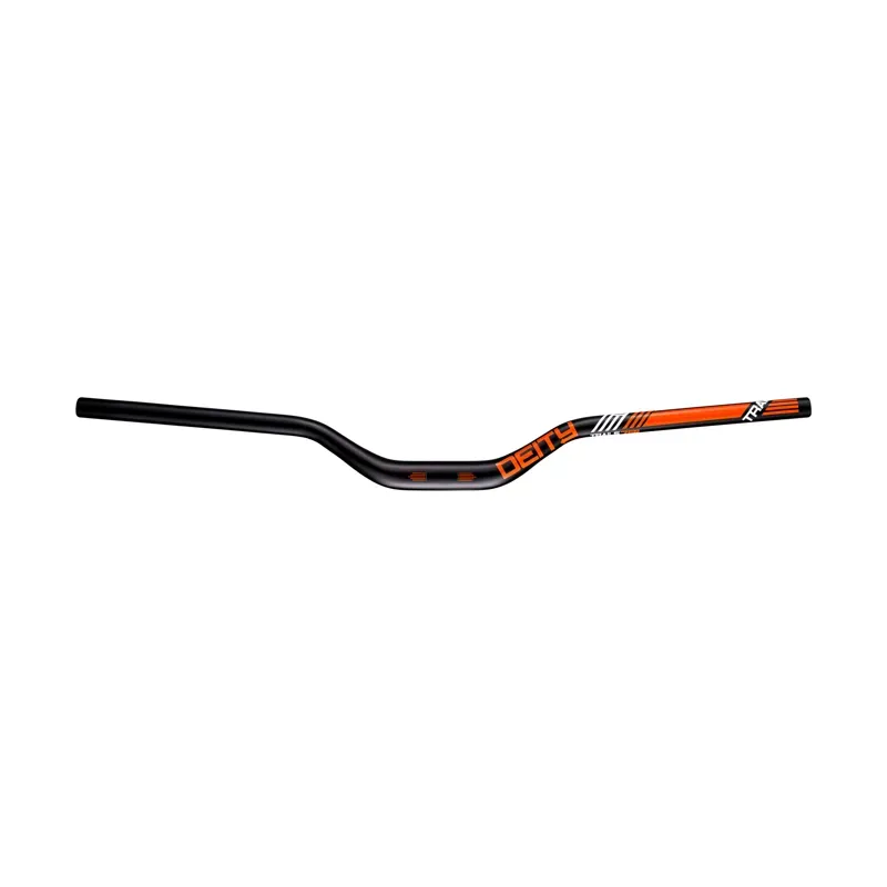 Deity Highside 760mm 31.8mm Bore 50mm Rise Aluminium Handlebar in Orange