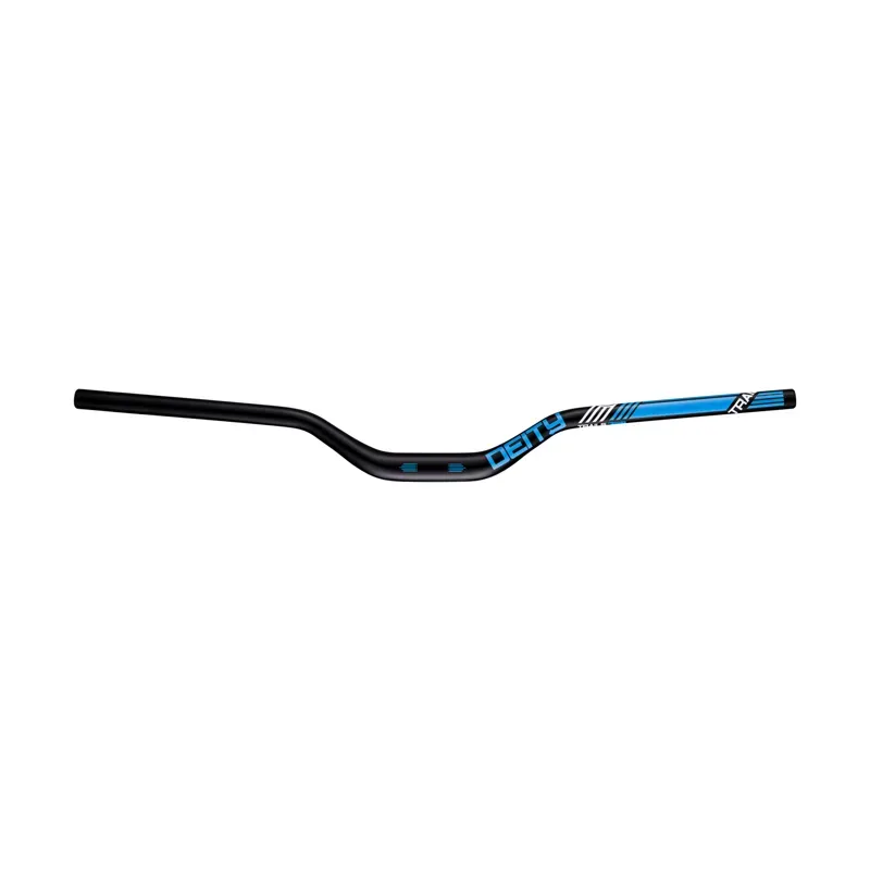 Deity Highside 760mm 31.8mm Bore 50mm Rise Aluminium Handlebar in Blue