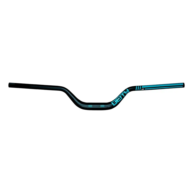 Deity Highside 800 Aluminium Handlebar 35mm Bore 80mm Rise: BLUE 800mm