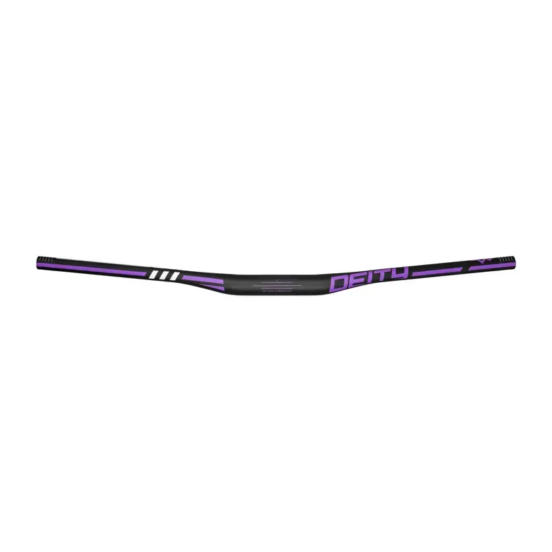 Deity Skywire 35/15mm Bore/Rise 800mm Carbon Handlebar in Purple