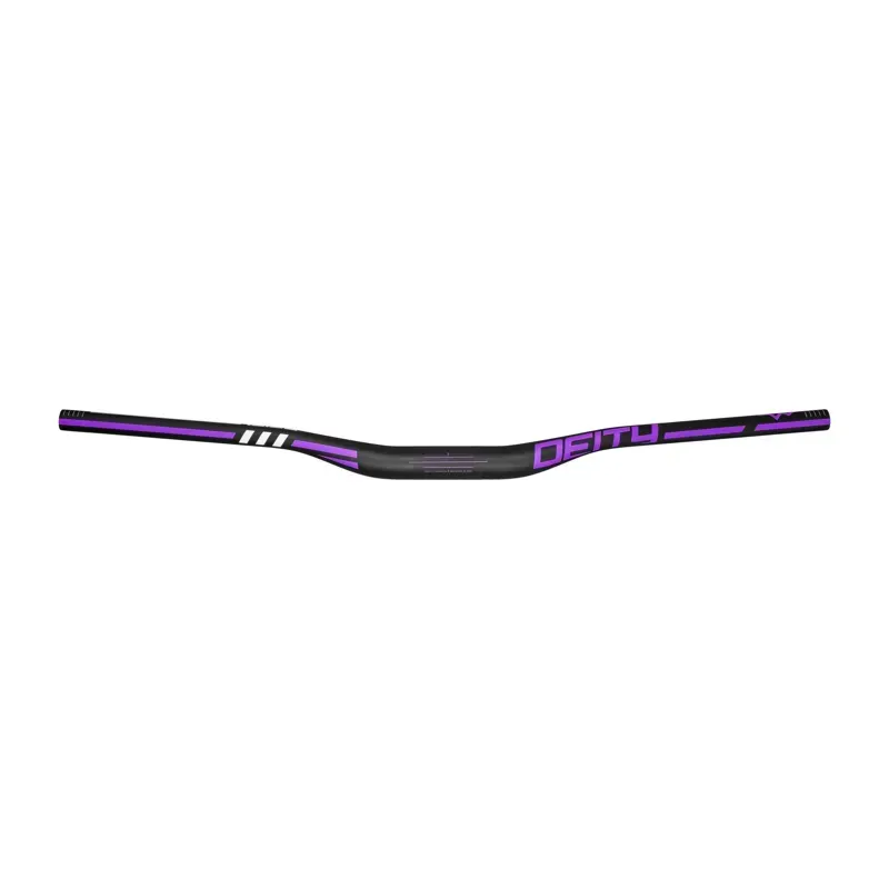 Deity Skywire 35/25mm Bore/Rise 800mm Carbon Handlebar in Purple