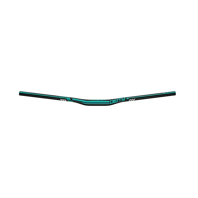 DEITY SKYLINE 787 Aluminium Handlebar 31.8mm Bore 25mm Rise: TURQUOISE 787mm