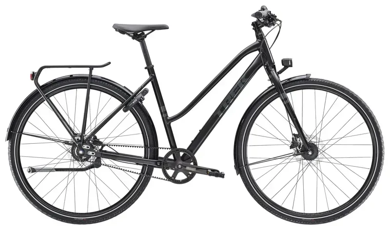 Trek District 4 Stagger Road Bike In Trek Black Satin