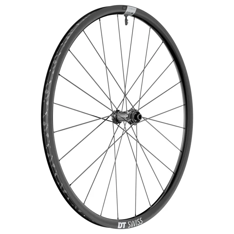 DT Swiss G 1800 Spline DB 25 12x100mm 700c Gravel Front Wheel in Black
