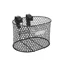 Electra Honeycomb Small Strap Front Basket in Black