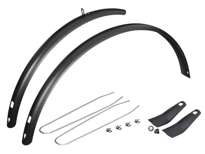 Eurofender Snello 700c Mudguard Set 46mm Matte Black-1