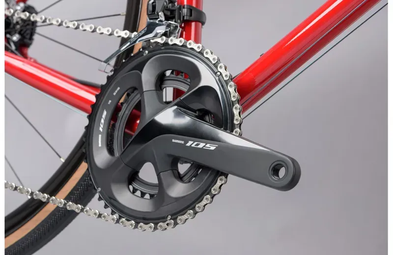 Genesis Equilibrium Disc Steel Road Bike in Red Sheeran-8