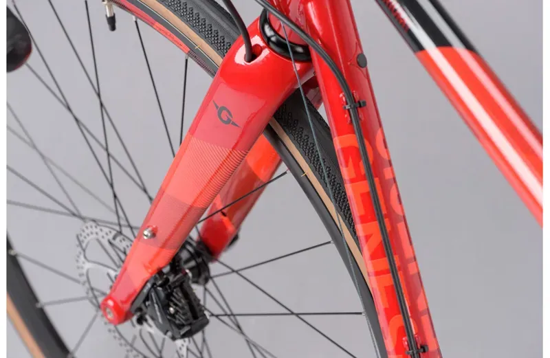 Genesis Equilibrium Disc Steel Road Bike in Red Sheeran-5