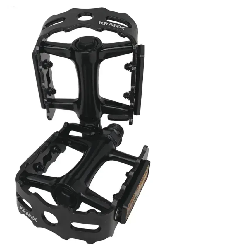 KranX TopTrek Sealed Bearing 9/16-inch Alloy Pedals in Black