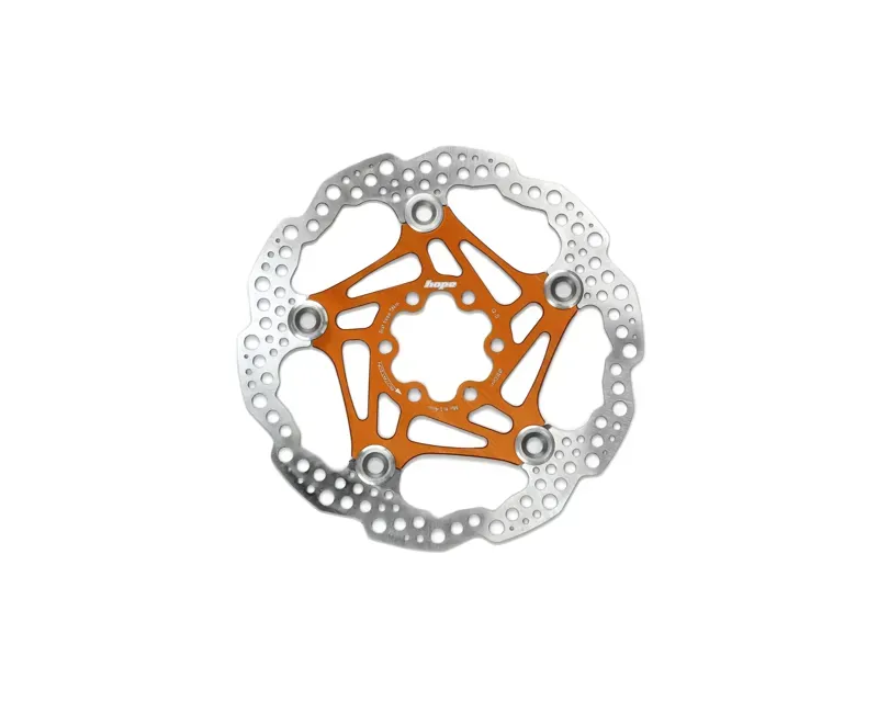 Hope Floating Disc Brake 160mm 6-Bolt Rotor in Orange
