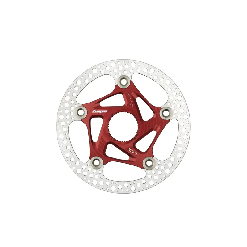 RX Centre Lock Disc - 160mm - Red centrelock