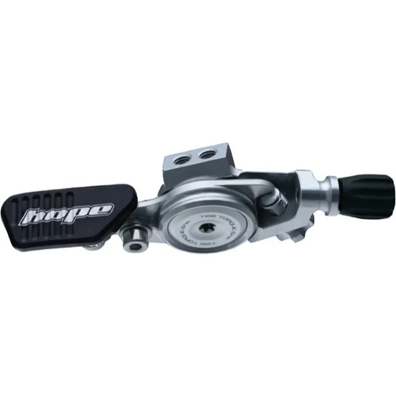 Hope Dropper Post Lever in Silver/Black