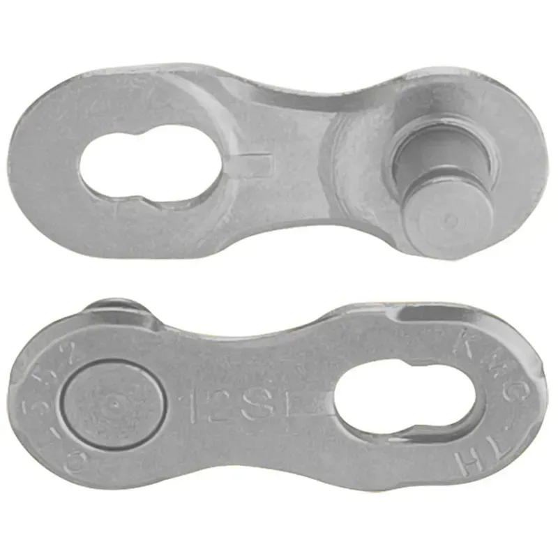 KMC MissingLink 12-speed Non-Reusable Chain Joining Links in Silver - 1 Pair-1
