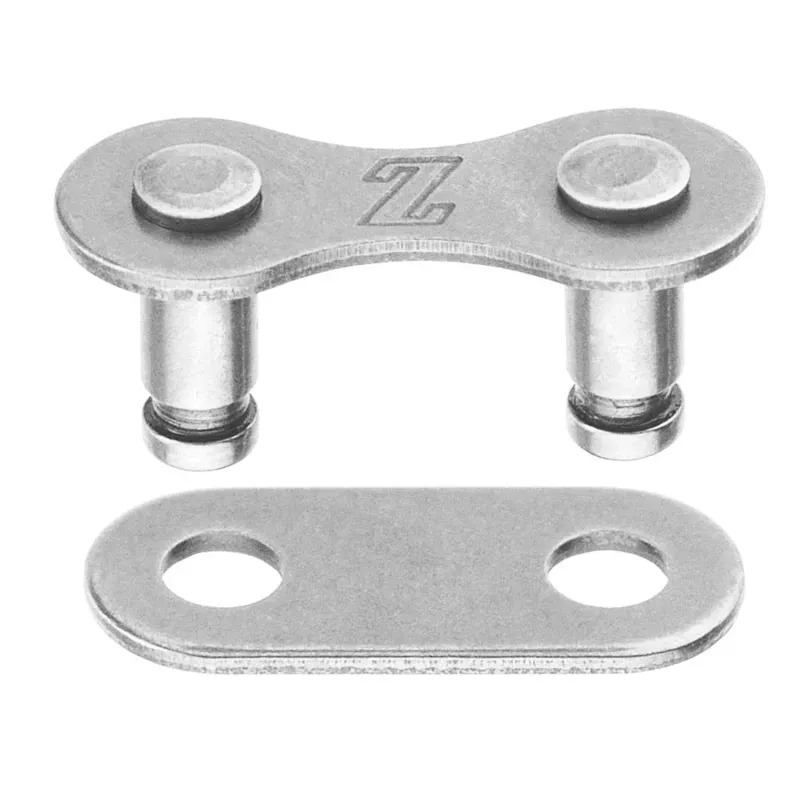 KMC Snap-on Single Speed 1/8-inch Chain Links in Silver - 1 Pair