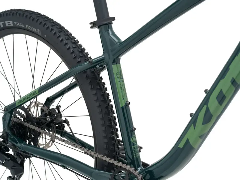Kona Fire Mountain Mountain Bike in Gloss Emerald-5