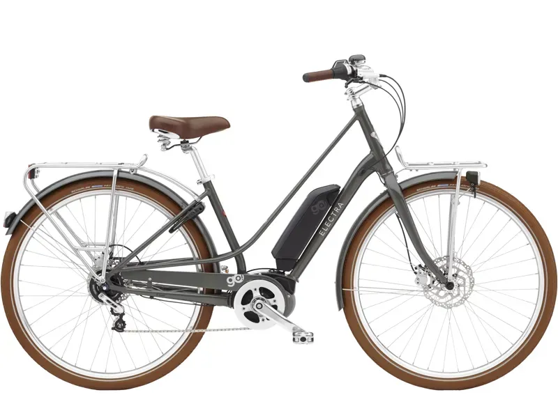 Electra Loft Go 5i Step-Thru 500Wh E-Road Bike In Portobello