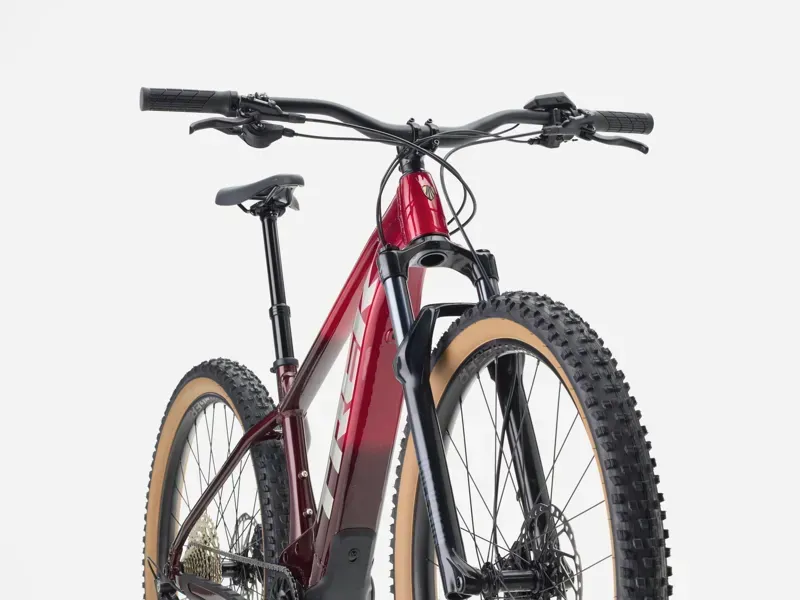 Trek Marlin+ 8 E-Mountain Bike in Fury Red/Lithium Fade-3
