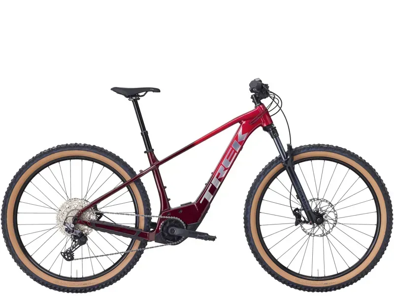 Trek Marlin+ 8 E-Mountain Bike in Fury Red/Lithium Fade