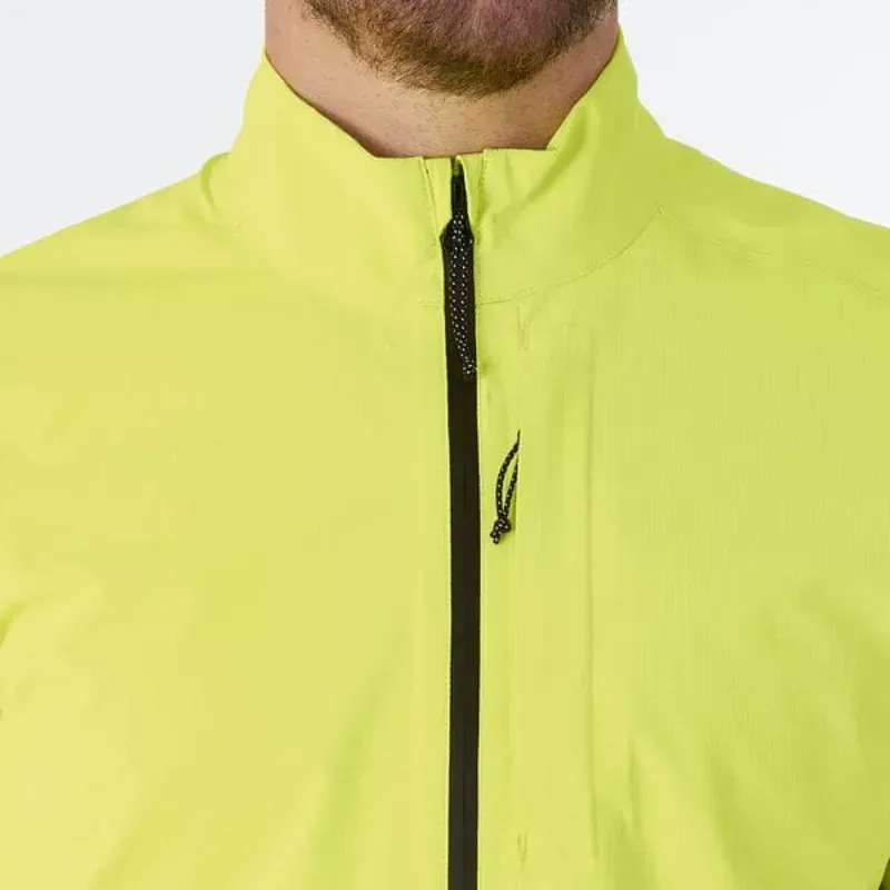 Madison Freewheel Men's Waterproof Jacket In HI-Viz Yellow-2