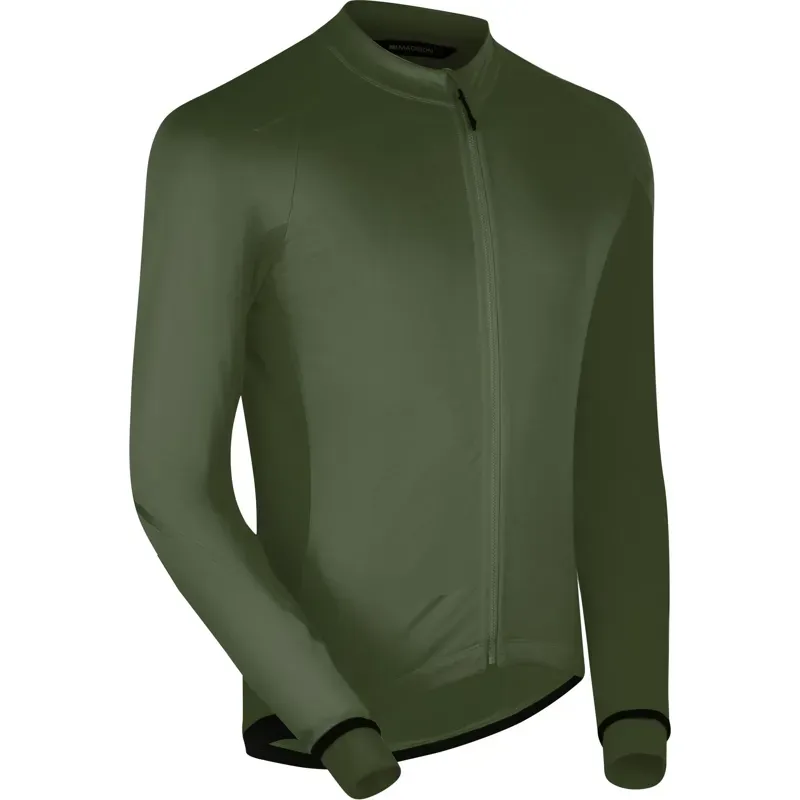 Madison DTE Men's Isoler Thermal Long Sleeve Jacket in Midnight Green-1