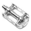 MKS BM-7 Alloy Body and Plate 1/2-inch Axle Road Pedals in Silver