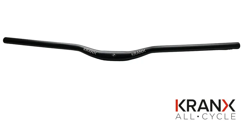 KranX MTB Riser Alloy Handlebars in Black 31.8 x 800mm 35mm Rise