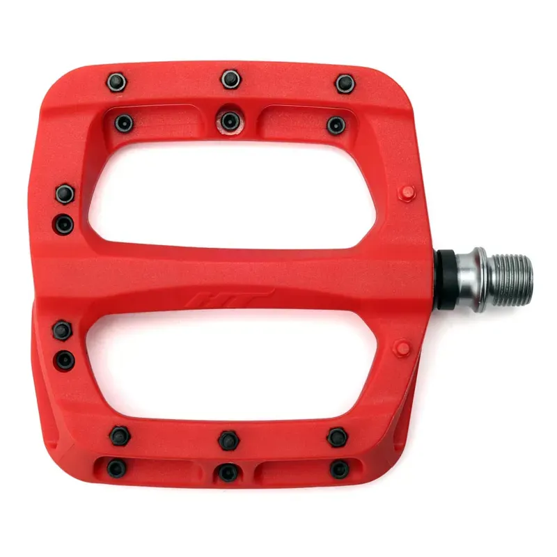 HT Components PA03A Nylon Platform Pedals in Red