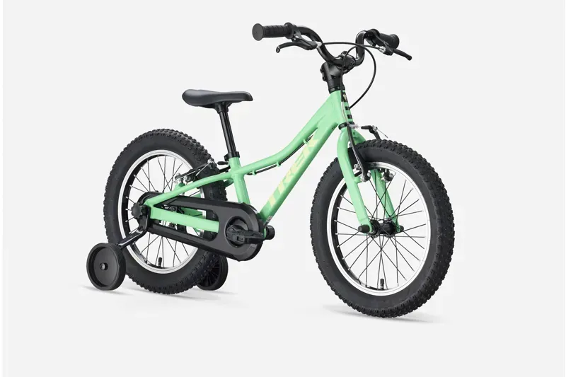 Trek Precaliber 16 Freewheel Children's Bike in Green Flash-1